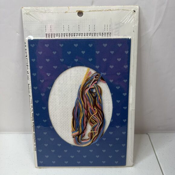 Lynn Craft Kitchen Welcome 1989 Cross Stitch Kit 5 X 7 Basket Eggs Made USA NEW - Picture 6 of 6